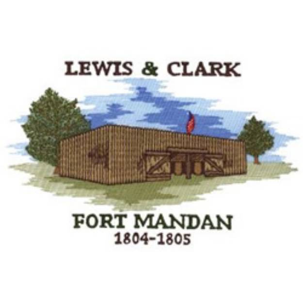 Picture of Fort Mandan Machine Embroidery Design