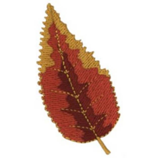 Picture of A Leaf Machine Embroidery Design