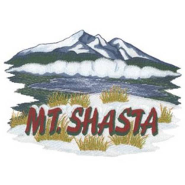 Picture of Mt. Shasta Machine Embroidery Design