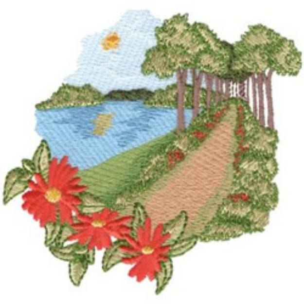 Picture of Lakeside Trail Machine Embroidery Design