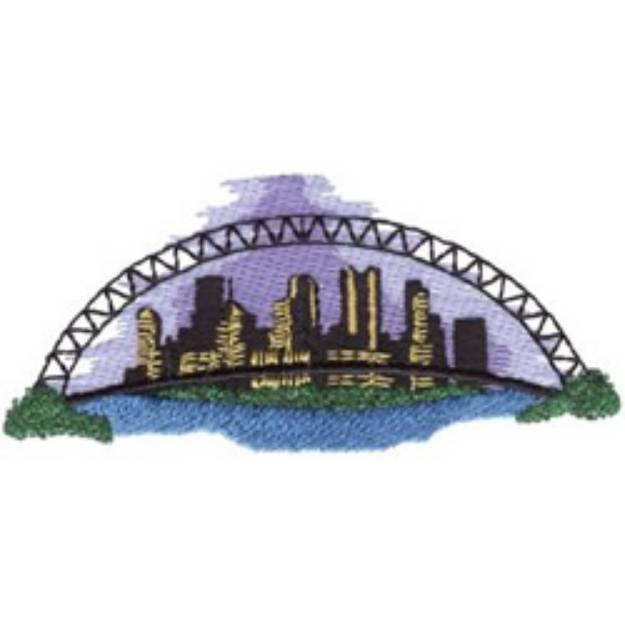 Picture of Pittsburgh Machine Embroidery Design