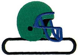 Helmet Machine Embroidery Design