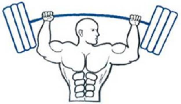 Picture of Weightlifter Outline Machine Embroidery Design