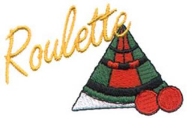 Picture of Roulette Machine Embroidery Design