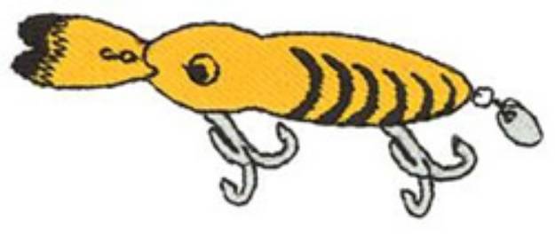 Picture of Diving Crankbait Machine Embroidery Design