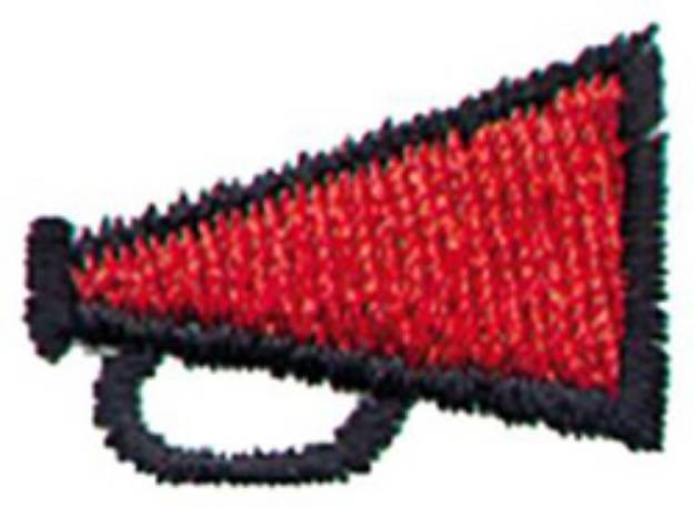 Picture of 1" Megaphone Machine Embroidery Design