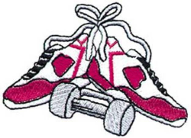 Picture of Aerobic Logo Machine Embroidery Design