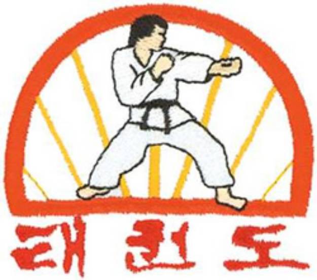 Picture of Tae Kwon Do Machine Embroidery Design