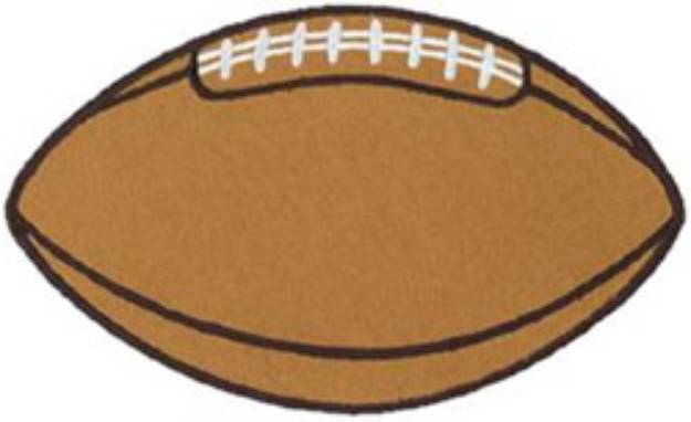 Picture of Football Machine Embroidery Design