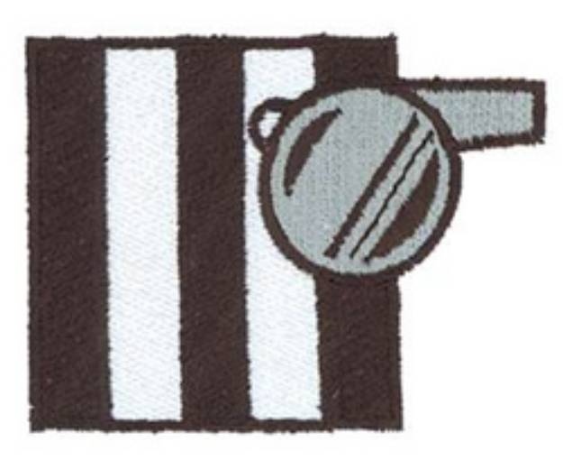 Picture of Referee Logo Machine Embroidery Design