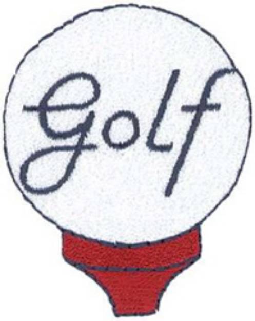 Picture of Golf Ball Machine Embroidery Design