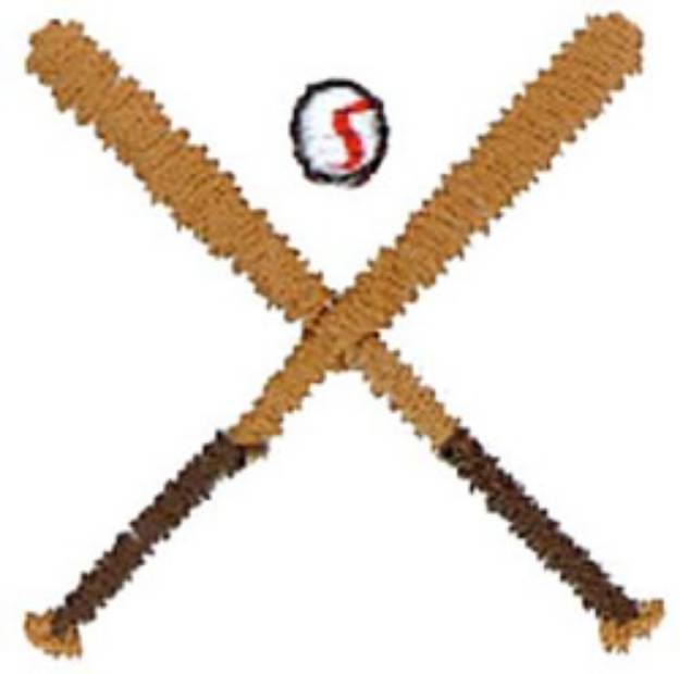 Picture of 1" Baseball Gear Machine Embroidery Design