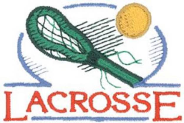 Picture of Lacrosse Machine Embroidery Design