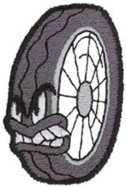 Picture of Crazy Tire Machine Embroidery Design