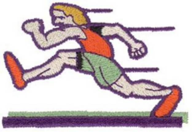 Picture of Mens Track Machine Embroidery Design