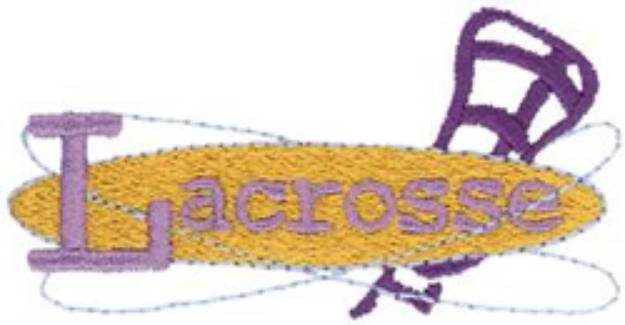 Picture of Lacrosse Machine Embroidery Design