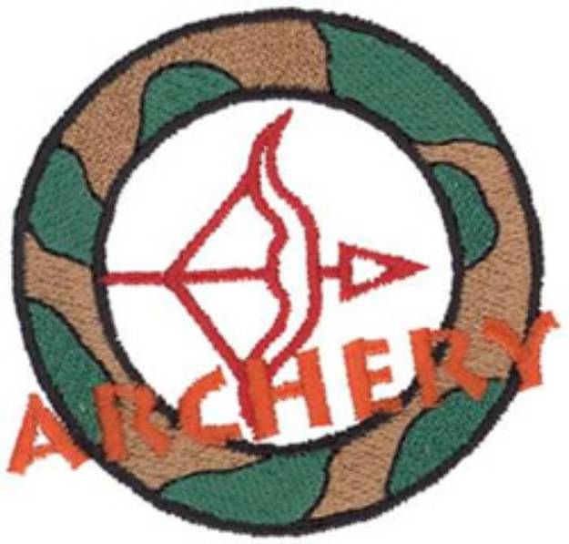 Picture of Archery Machine Embroidery Design