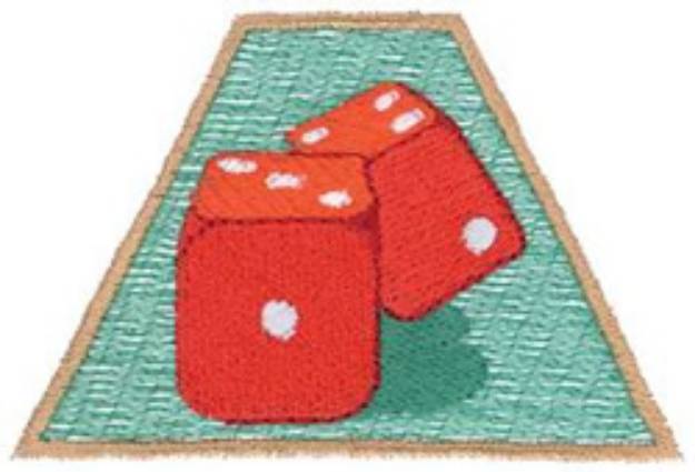 Picture of Craps Machine Embroidery Design