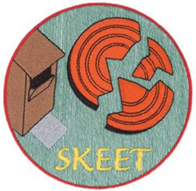 Picture of Skeet Machine Embroidery Design