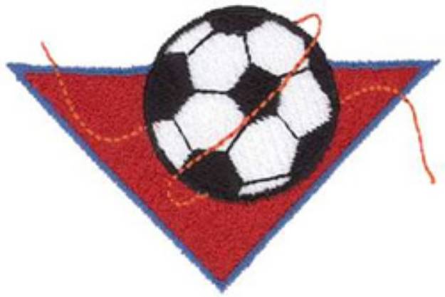 Picture of Soccer Machine Embroidery Design