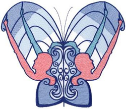 Synchronized Swimming Machine Embroidery Design