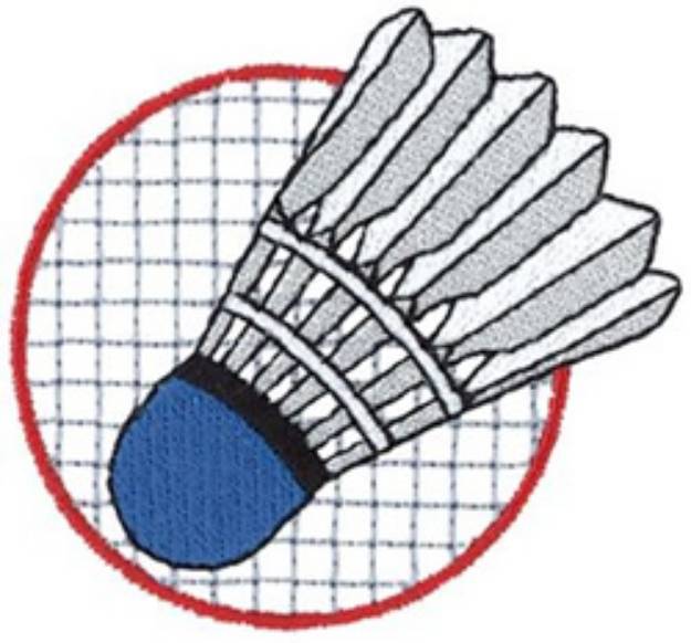 Picture of Badminton Machine Embroidery Design