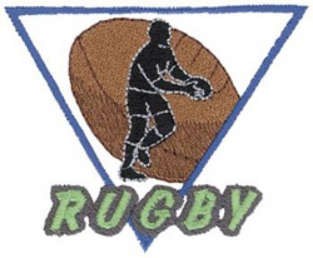 Picture of Rugby Logo Machine Embroidery Design