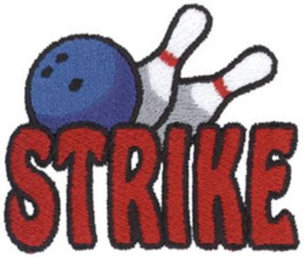 Picture of Strike Machine Embroidery Design