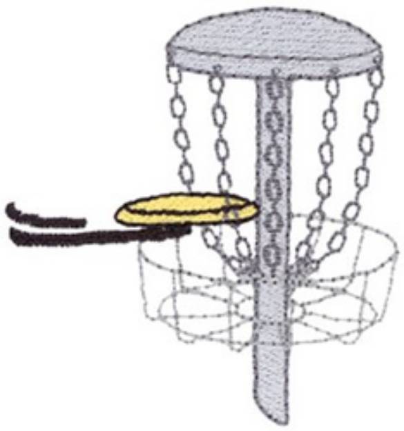 Picture of Disc Golf Machine Embroidery Design