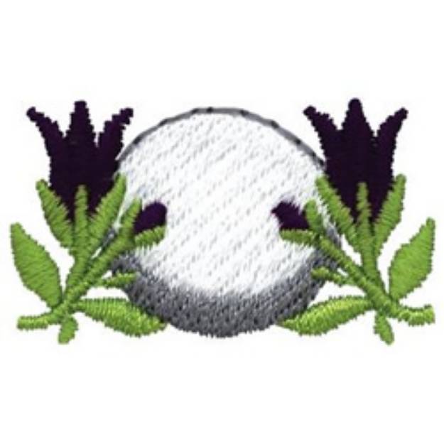 Picture of Golf Floral Machine Embroidery Design