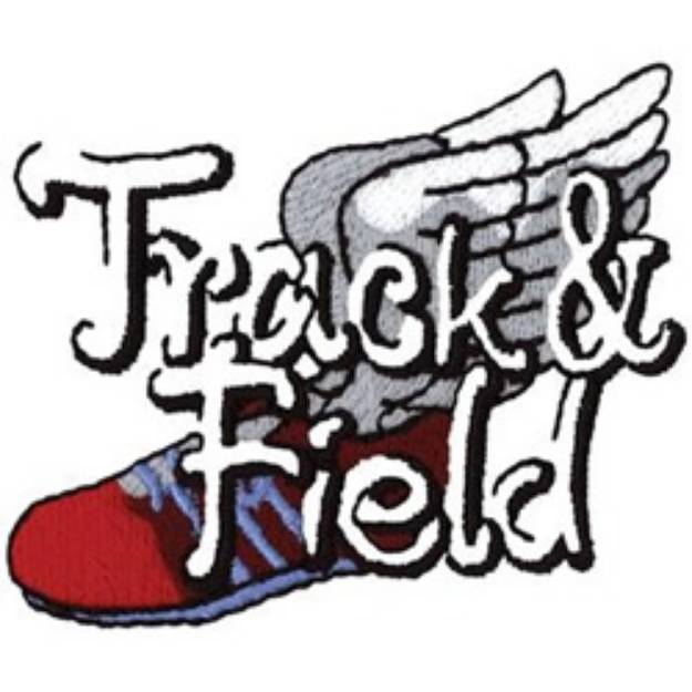 Picture of Track & Field Machine Embroidery Design