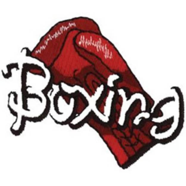 Picture of Boxing Machine Embroidery Design