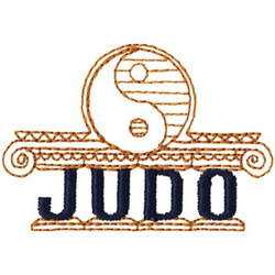 Olympic Judo Machine Embroidery Design
