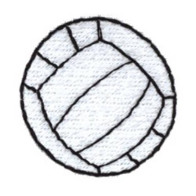 Picture of Volleyball Machine Embroidery Design