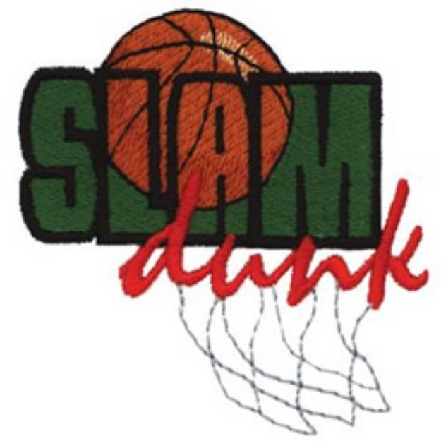 Picture of Slam Dunk Machine Embroidery Design