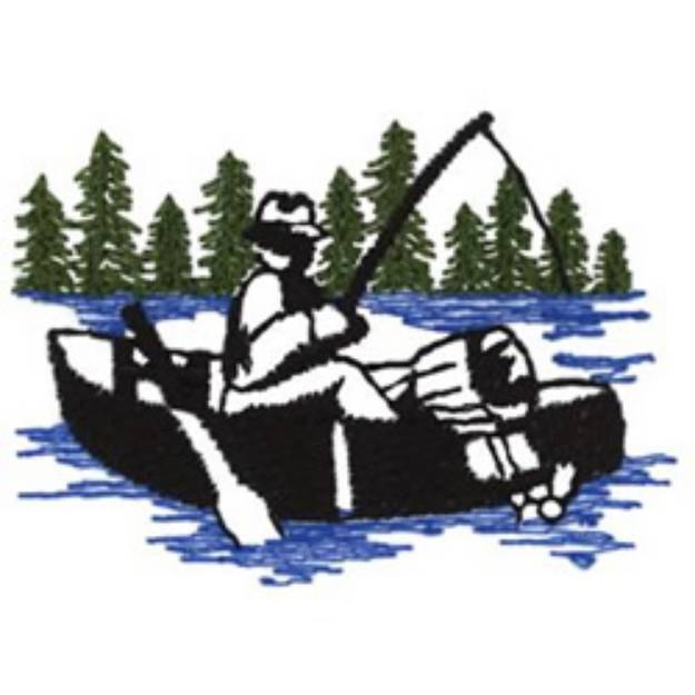 Picture of Fisherman Machine Embroidery Design