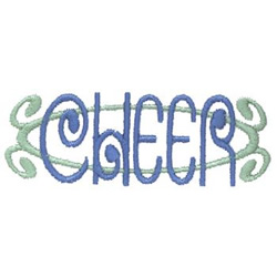 Cheer Logo Machine Embroidery Design