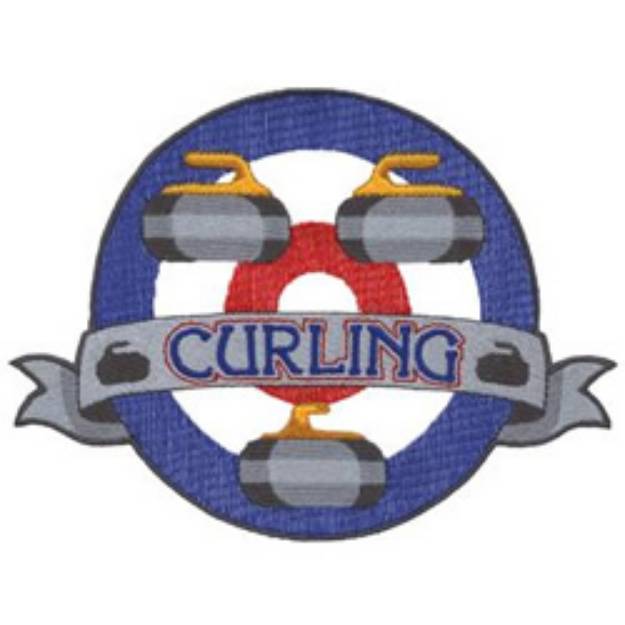 Picture of Curling Machine Embroidery Design