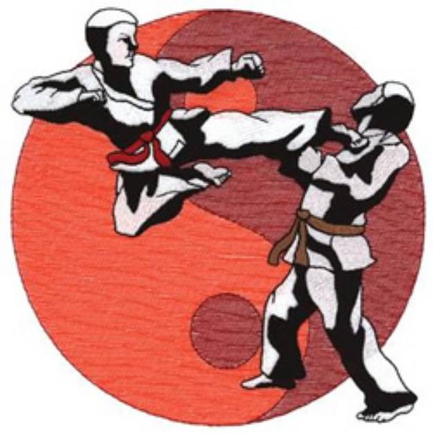 Picture of High Kick Machine Embroidery Design