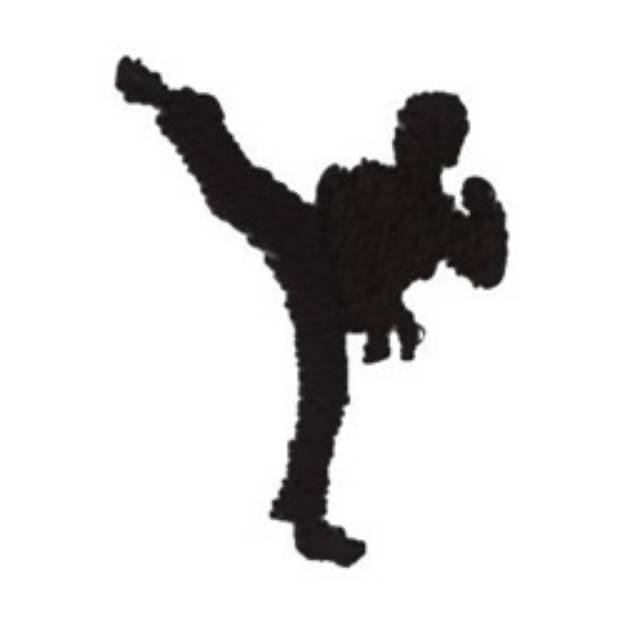 Picture of Martial Art Figure Machine Embroidery Design