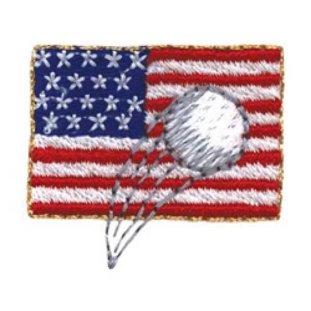 Picture of American Golf Machine Embroidery Design