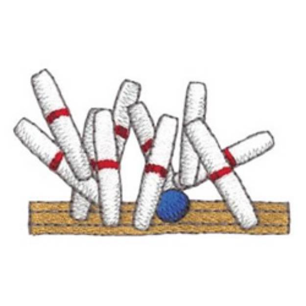 Picture of Candlepin Machine Embroidery Design