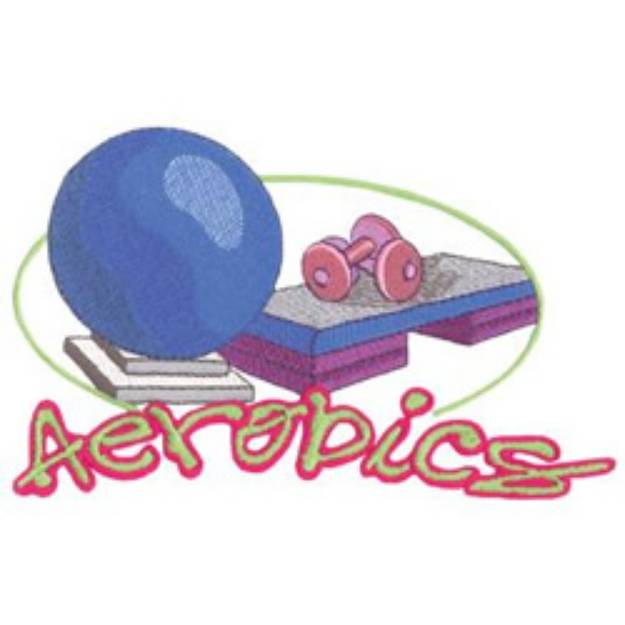 Picture of Aerobics Machine Embroidery Design