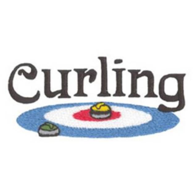 Picture of Curling Design Machine Embroidery Design