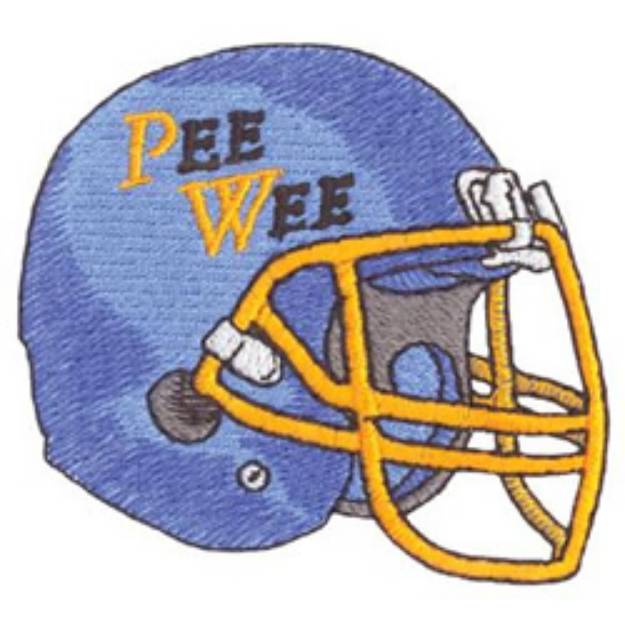 Picture of Pee Wee Football Machine Embroidery Design