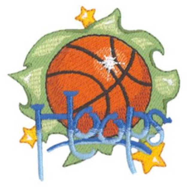 Picture of Hoops Machine Embroidery Design