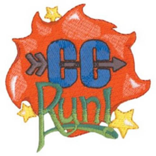 Picture of CC Run Machine Embroidery Design