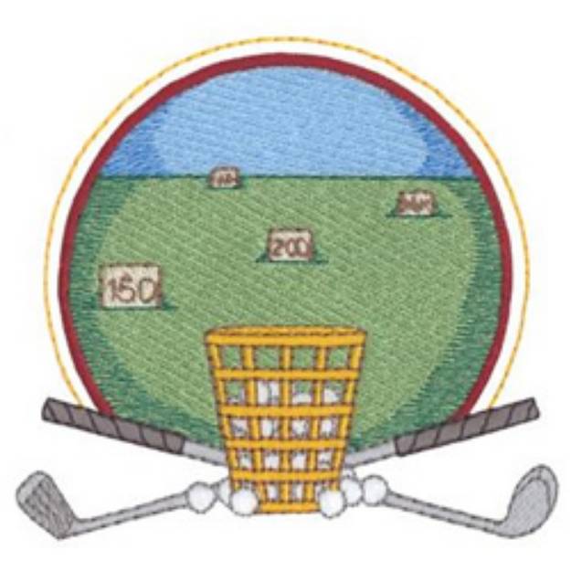 Picture of Driving Range Machine Embroidery Design