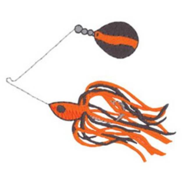 Picture of Spinnerbait Machine Embroidery Design