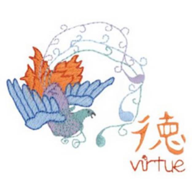 Picture of Virtue Machine Embroidery Design